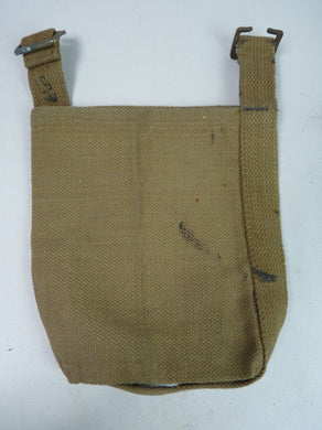 Original WW2 British Army Soldiers Water Bottle Carrier Harness - Dated 1943 - The Militaria Shop