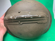 Load image into Gallery viewer, Original WW2 French Army M1926 Adrian Helmet - Divisional Markings - Complete
