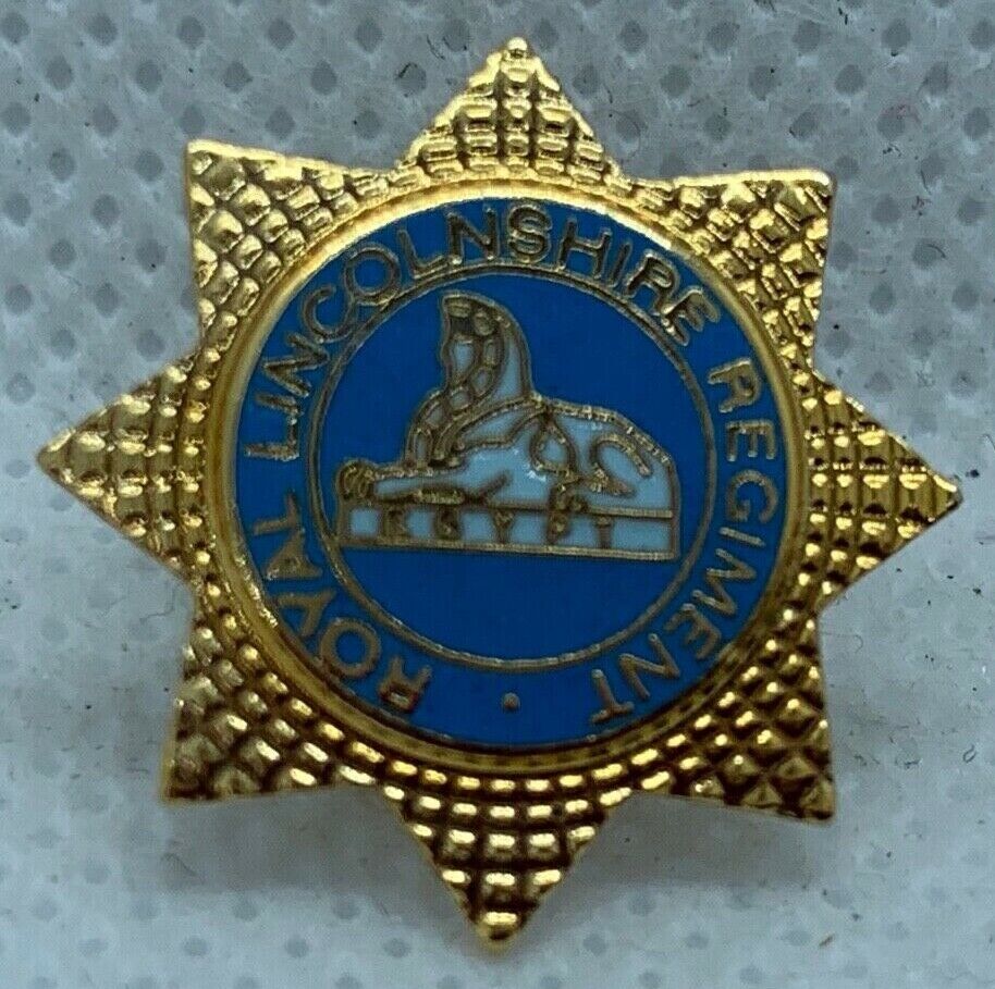 Lincolnshire Regiment - NEW British Army Military Cap/Tie/Lapel Pin Badge #101