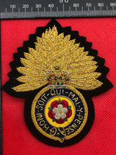 Load image into Gallery viewer, British Army Bullion Embroidered Blazer Badge - Royal Fusiliers
