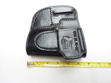 Load image into Gallery viewer, Brown Leather Pistol Holster Belt Mounted - Don Hume - M724
