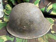 Load image into Gallery viewer, Genuine British / Canadian Army Mark 3 Turtle Helmet - Original WW2 Helmet
