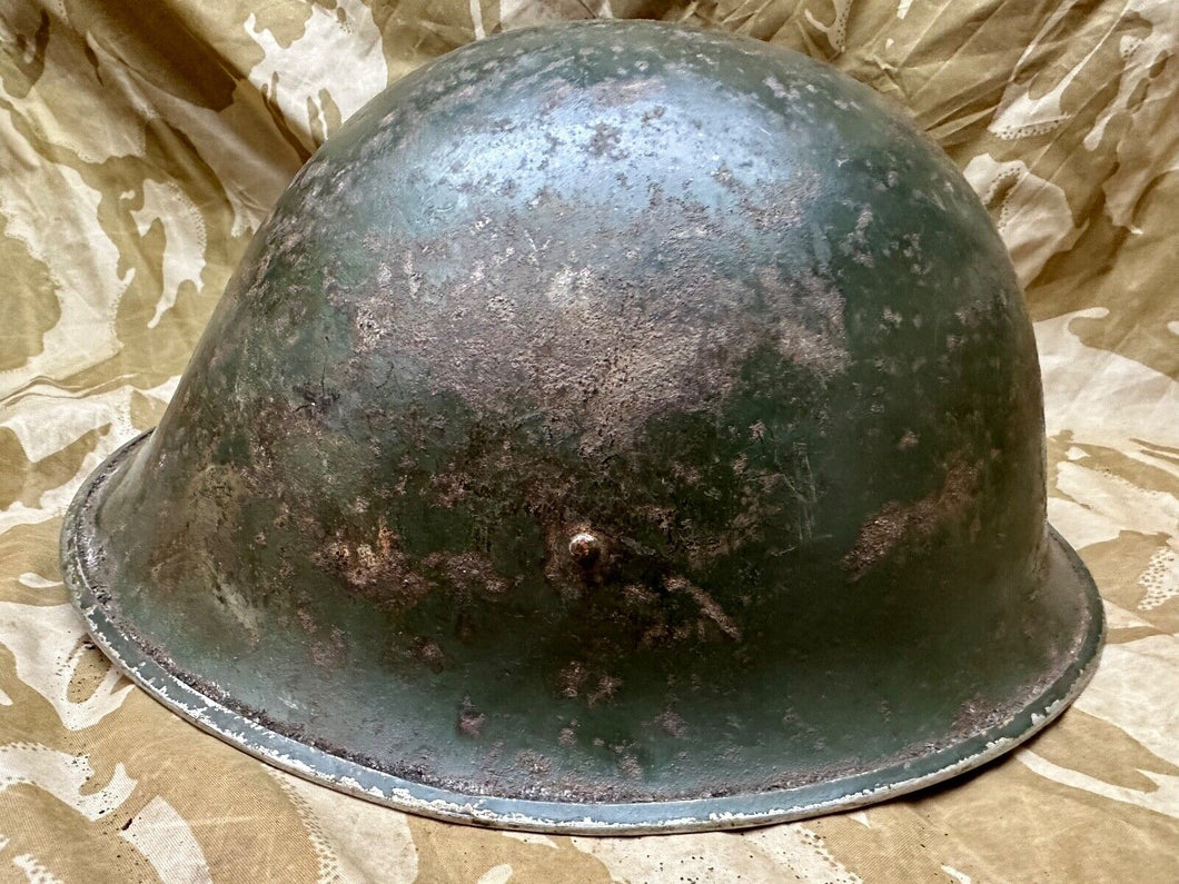 WW2 Mk3 High Rivet Turtle - British / Canadian Army Helmet - Nice Original
