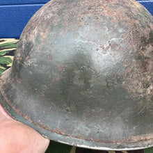 Load image into Gallery viewer, WW2 Canadian Army Mk3 Turtle Helmet - Original Helmet Shell - High Rivet
