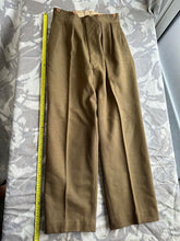 Load image into Gallery viewer, Original WW2 British Army Service Dress Uniform Trousers - 30&quot; Waist
