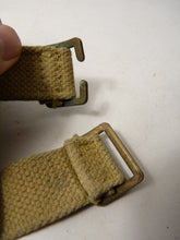 Load image into Gallery viewer, Original WW2 1943 Dated British Army 37 Pattern Water Bottle Carrier Harness
