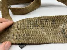 Charger l&#39;image dans la galerie, Original WW2 1945 Dated British Army Equipment Shoulder Strap 37 Pattern Webbing
