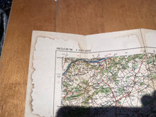 Load image into Gallery viewer, WW1 Era British Army General Staff Map of MARCHE Belgium. Original Map
