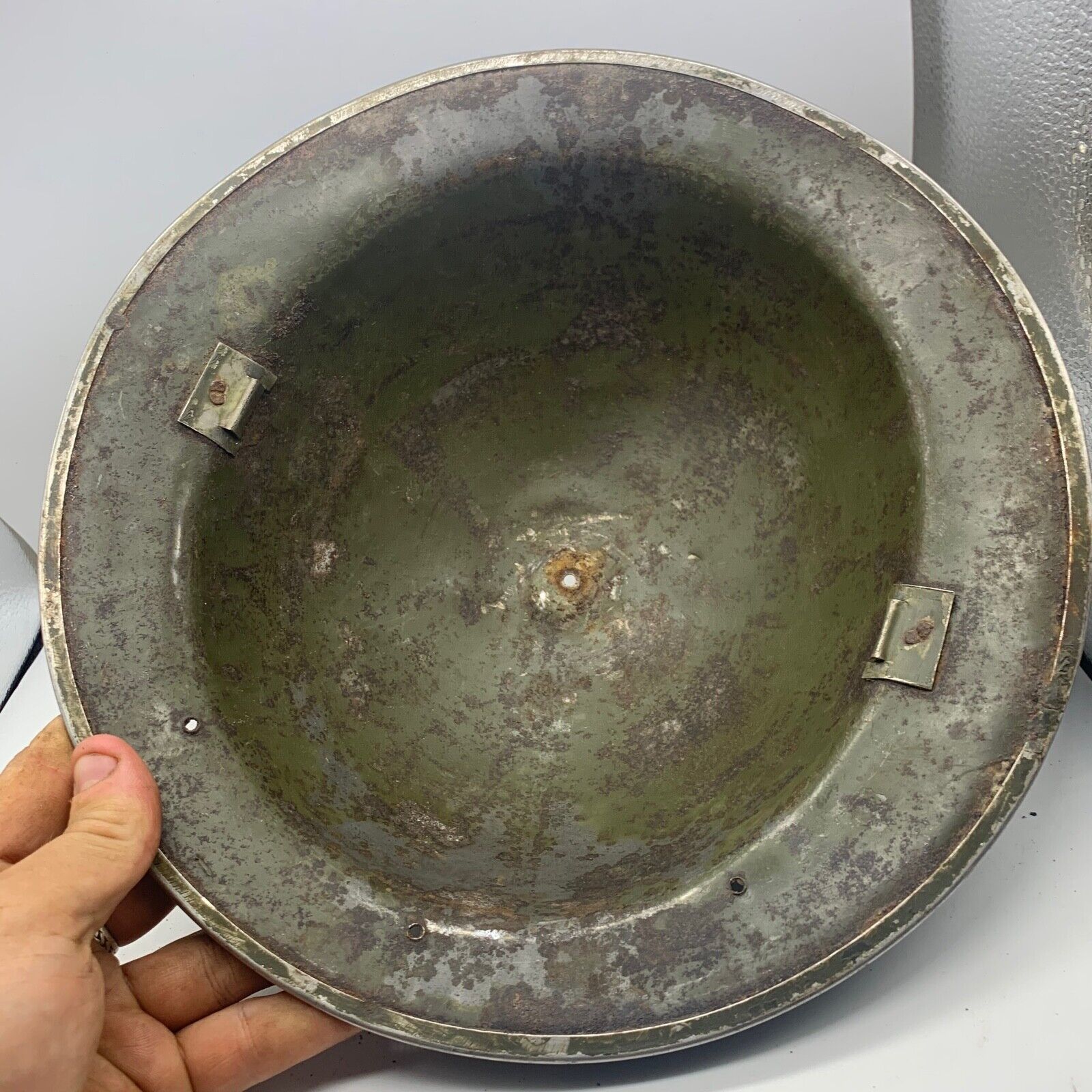 Original WW2 South African Army Mk2 Brodie Helmet - British Style Combat Helmet - The Militaria Shop