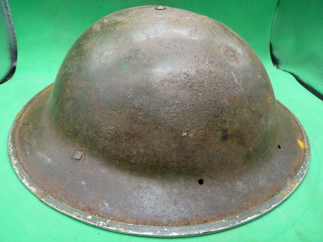 Original WW2 South African Army Mk2 Brodie Helmet - British Style Combat Helmet - The Militaria Shop