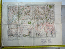 Load image into Gallery viewer, Original WW2 British Army OS Map of England - War Office - Brecon &amp; Llandovery

