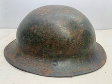 Load image into Gallery viewer, Original WW1 WW2 British Army Mk1* Combat Helmet Shell
