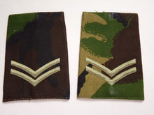 Load image into Gallery viewer, DPM Rank Slides / Epaulette Pair Genuine British Army - Corporal Stripes
