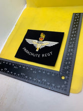 Load image into Gallery viewer, British Army Parachute Regiment Embroidered Blazer Badge
