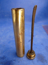 Load image into Gallery viewer, Original WW1 / WW2 British Army SMLE Lee Enfield Rifle Brass Oil Bottle
