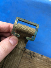 Load image into Gallery viewer, WW2 British Army 37 Pattern Webbing Water Bottle Carrier Harness - 1944 Dated - The Militaria Shop
