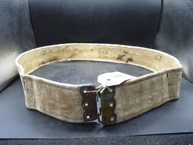 Original British Army / RAF Webbing Belt - WW2 37 Pattern - 40 Inch Waist Max - The Militaria Shop