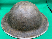 Load image into Gallery viewer, Original WW2 British Army Combat Helmet Mk2 Brodie
