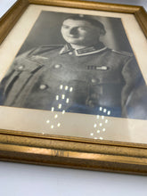 Load image into Gallery viewer, Original WW2 German Army Soldier Framed Portrait
