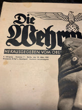 Load image into Gallery viewer, Die Wehrmacht Magazine Original WW2 German - 26th March 1941 - #23 - The Militaria Shop
