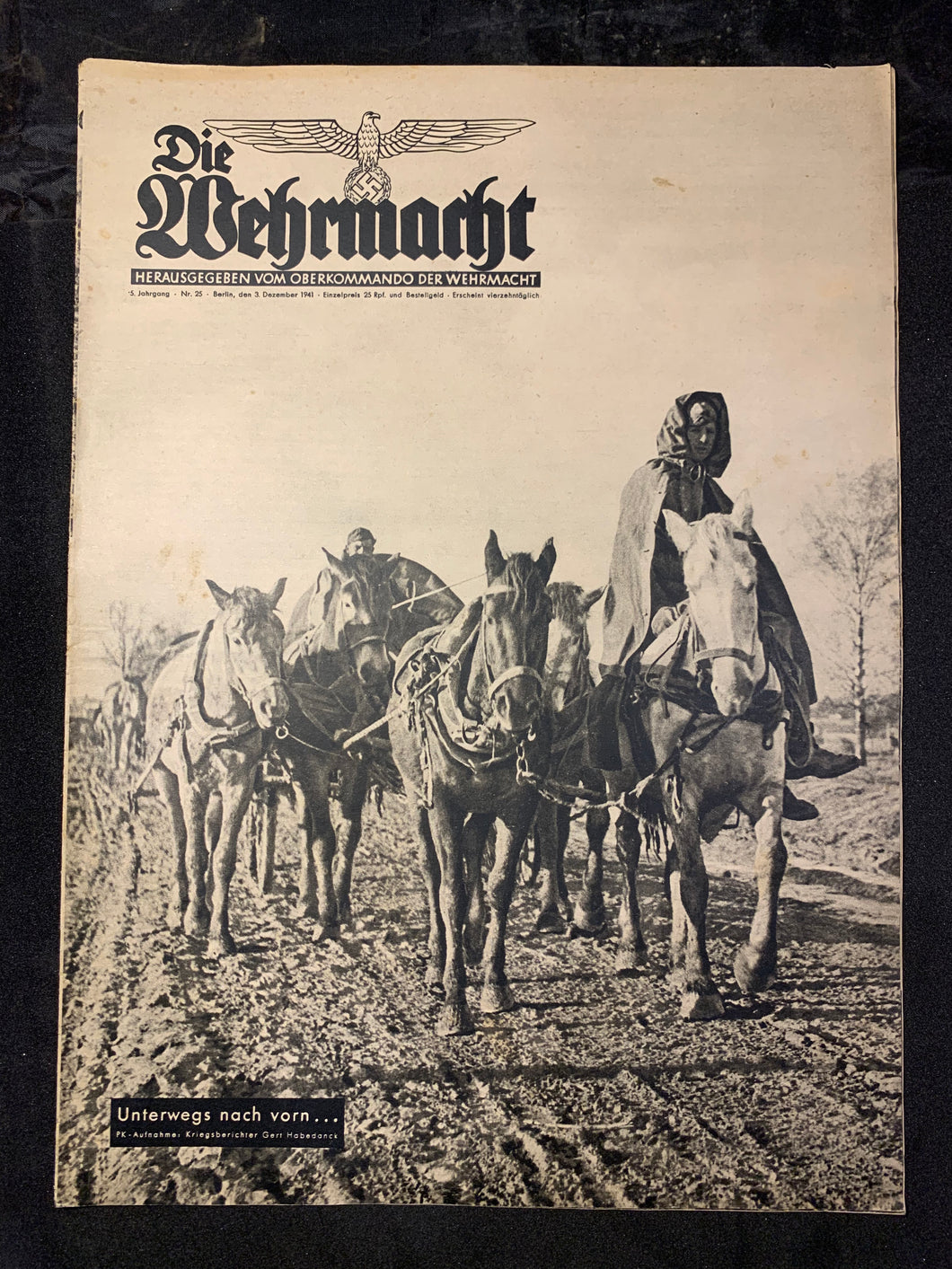 Die Wehrmacht Magazine Original WW2 German - 3rd December 1941 - #24