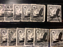 Load image into Gallery viewer, Original WW2 German Deutsche Reich 100 Luftpost Postage Stamp (Black)
