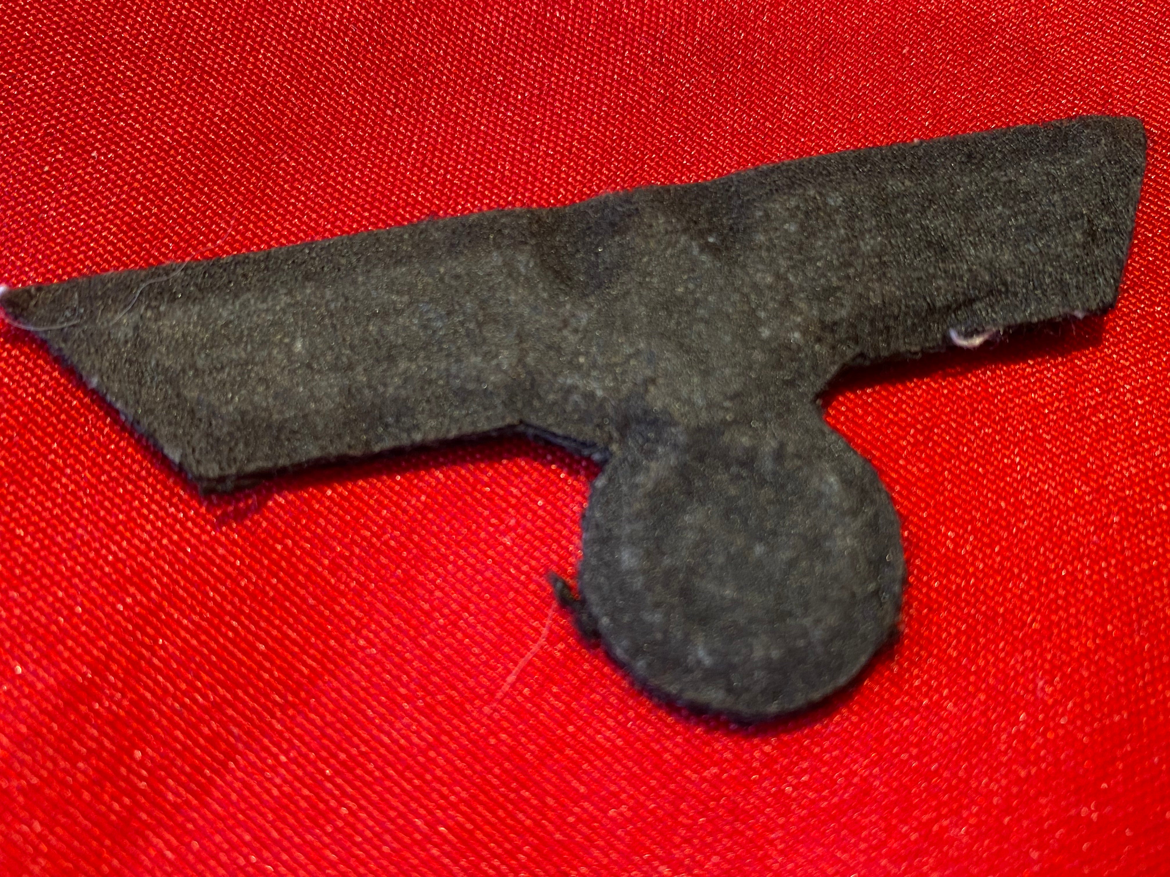 WW2 German Army Enlisted Man's Breast Eagle - Panzer reproduction on a black background. - The Militaria Shop