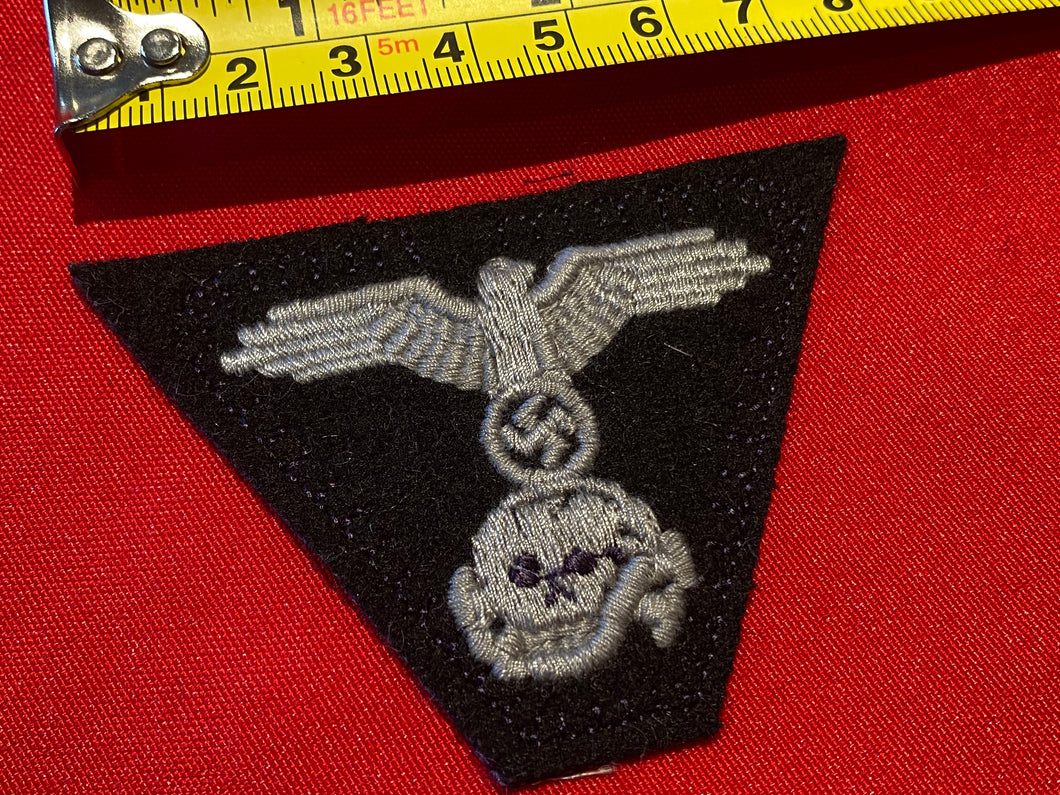 WW2 SS Panzer M43 Ski Cap Badge Insignia. Reproduction.