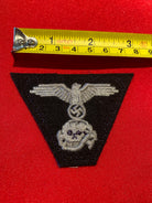 WW2 SS Panzer M43 Ski Cap Badge Insignia. Reproduction. - The Militaria Shop