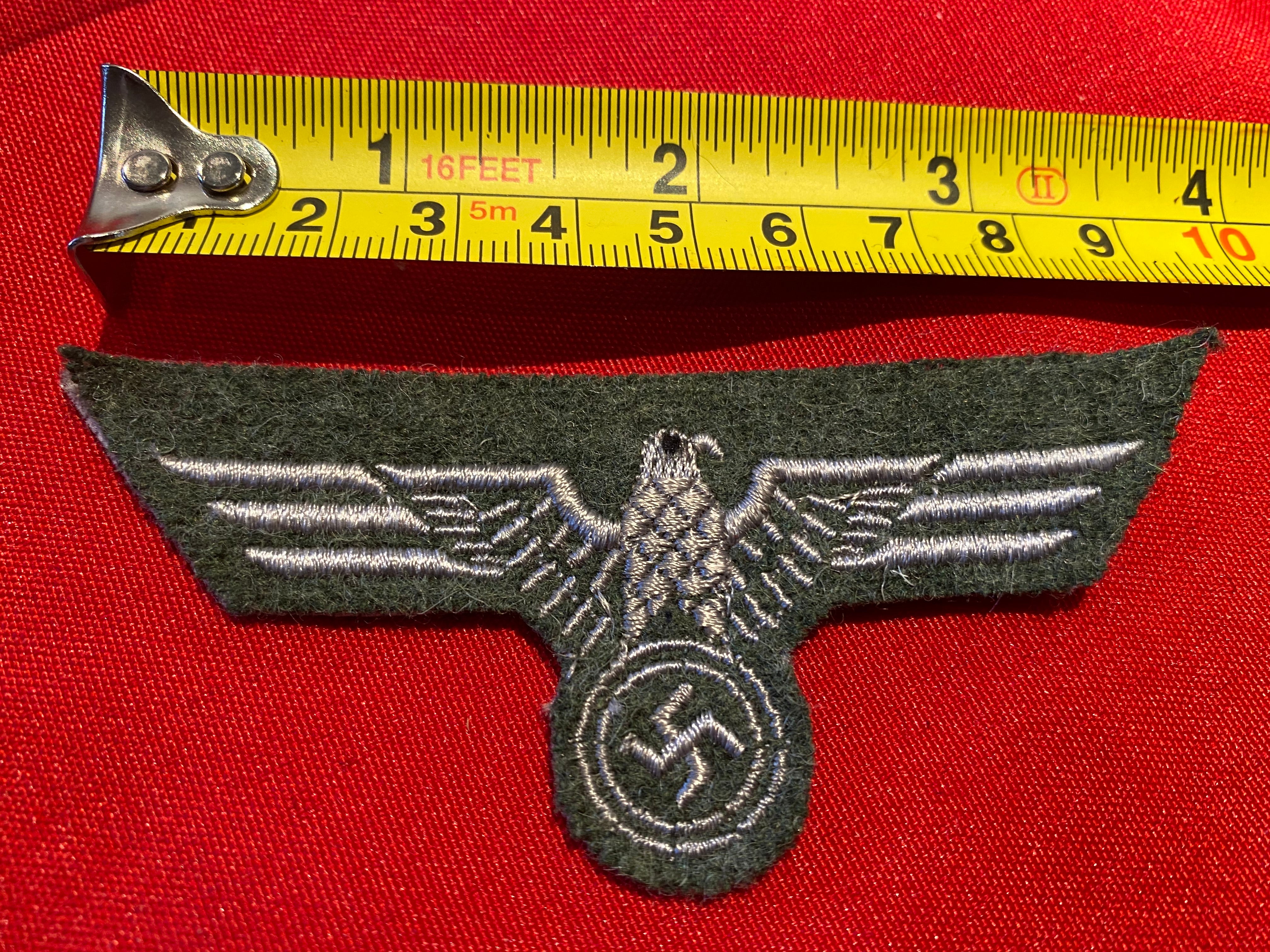 WW2 German Army Enlisted Man's Breast Eagle Badge - Good reproduction. - The Militaria Shop