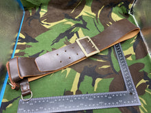 Charger l&#39;image dans la galerie, WW2 German Political Officials RZM Marked Leather Belt with hangers.
