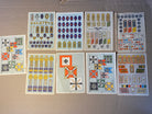 A group of original WW2 German Unit & Service Insignia Cards in colour. - The Militaria Shop