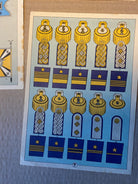 A group of original WW2 German Unit & Service Insignia Cards in colour. - The Militaria Shop