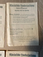 A group of original WW2 German Unit & Service Insignia Cards in colour. - The Militaria Shop