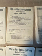 A group of original WW2 German Unit & Service Insignia Cards in colour. - The Militaria Shop