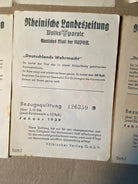 A group of original WW2 German Unit & Service Insignia Cards in colour. - The Militaria Shop