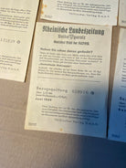 A group of original WW2 German Unit & Service Insignia Cards in colour. - The Militaria Shop