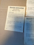 A group of original WW2 German Unit & Service Insignia Cards in colour. - The Militaria Shop