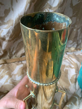 Load image into Gallery viewer, Beautiful WW1 British Army Trench Art Vase Matching Pair
