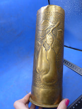 Load image into Gallery viewer, Original WW1 Trench Art Shell Case Vase
