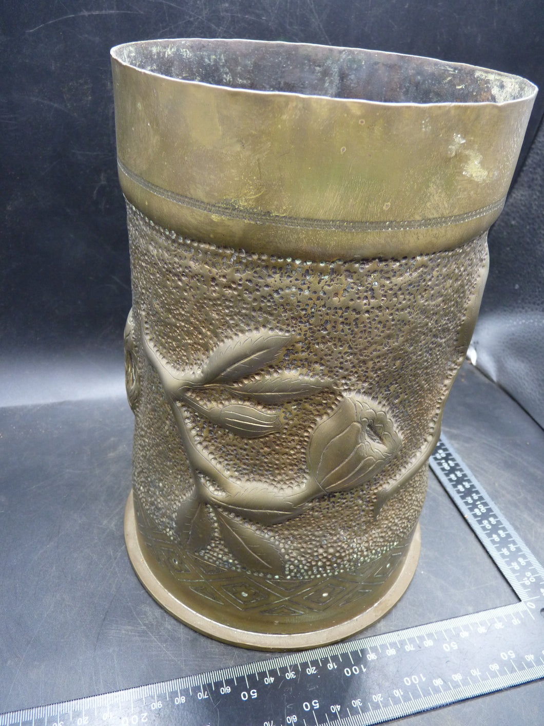 Original WW1 Trench Art Shell Case Vase - 155mm Casing