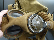 Load image into Gallery viewer, Original WW2 British Army / Civil Defence Gas Mask - Complete in Original Bag
