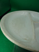 WW2 German Army DAF Mess Serving 3 Sectioned Porcelain Plate - The Militaria Shop