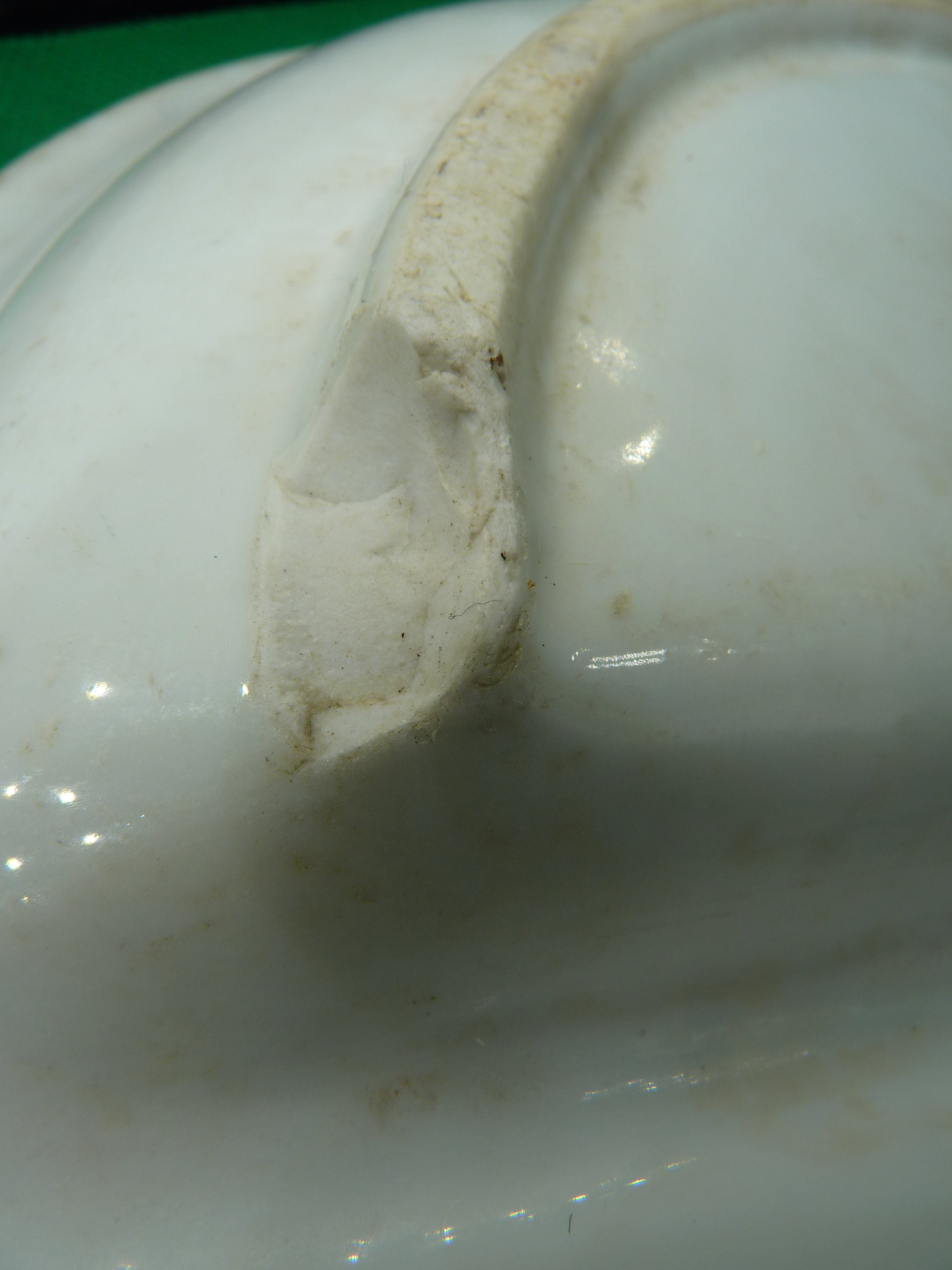 WW2 German Army DAF Mess Serving 3 Sectioned Porcelain Plate - The Militaria Shop