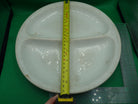WW2 German Army DAF Mess Serving 3 Sectioned Porcelain Plate - The Militaria Shop
