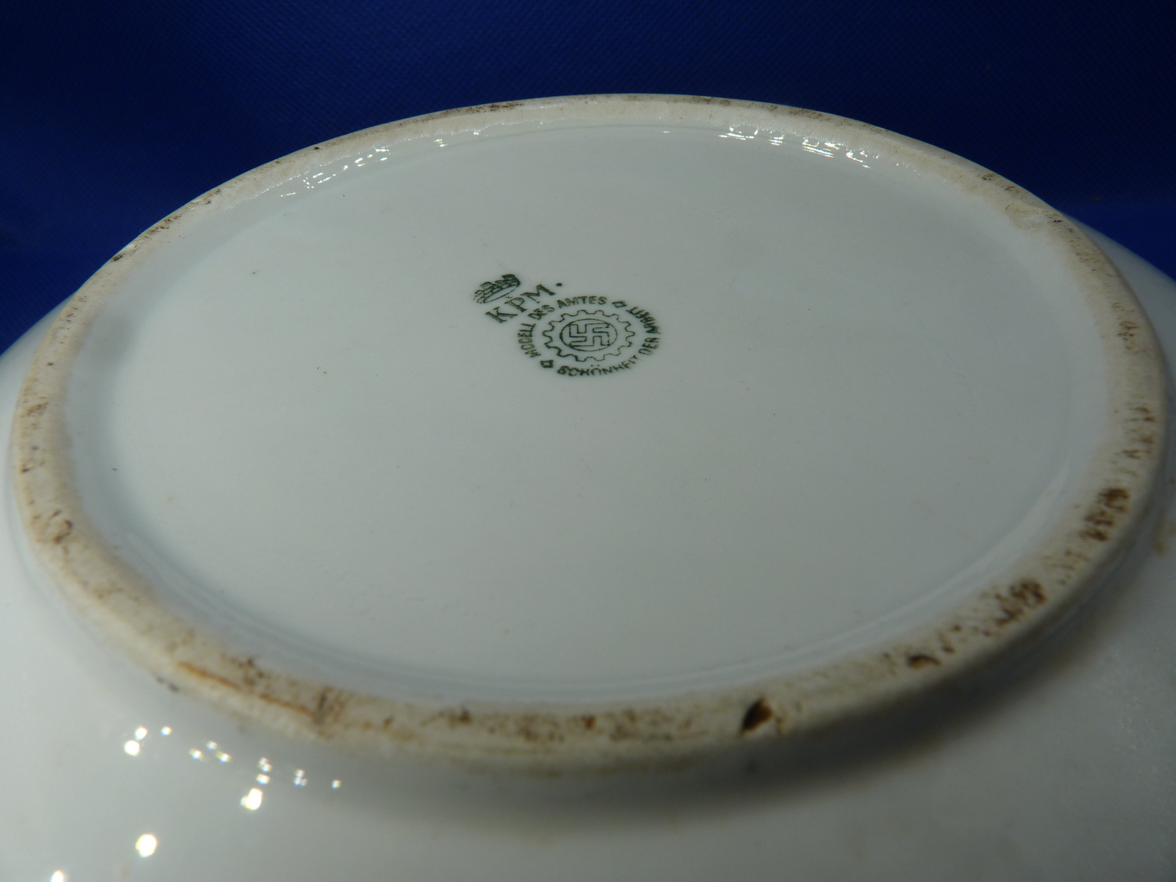 WW2 German Army DAF Mess Serving Porcelain Bowl - The Militaria Shop