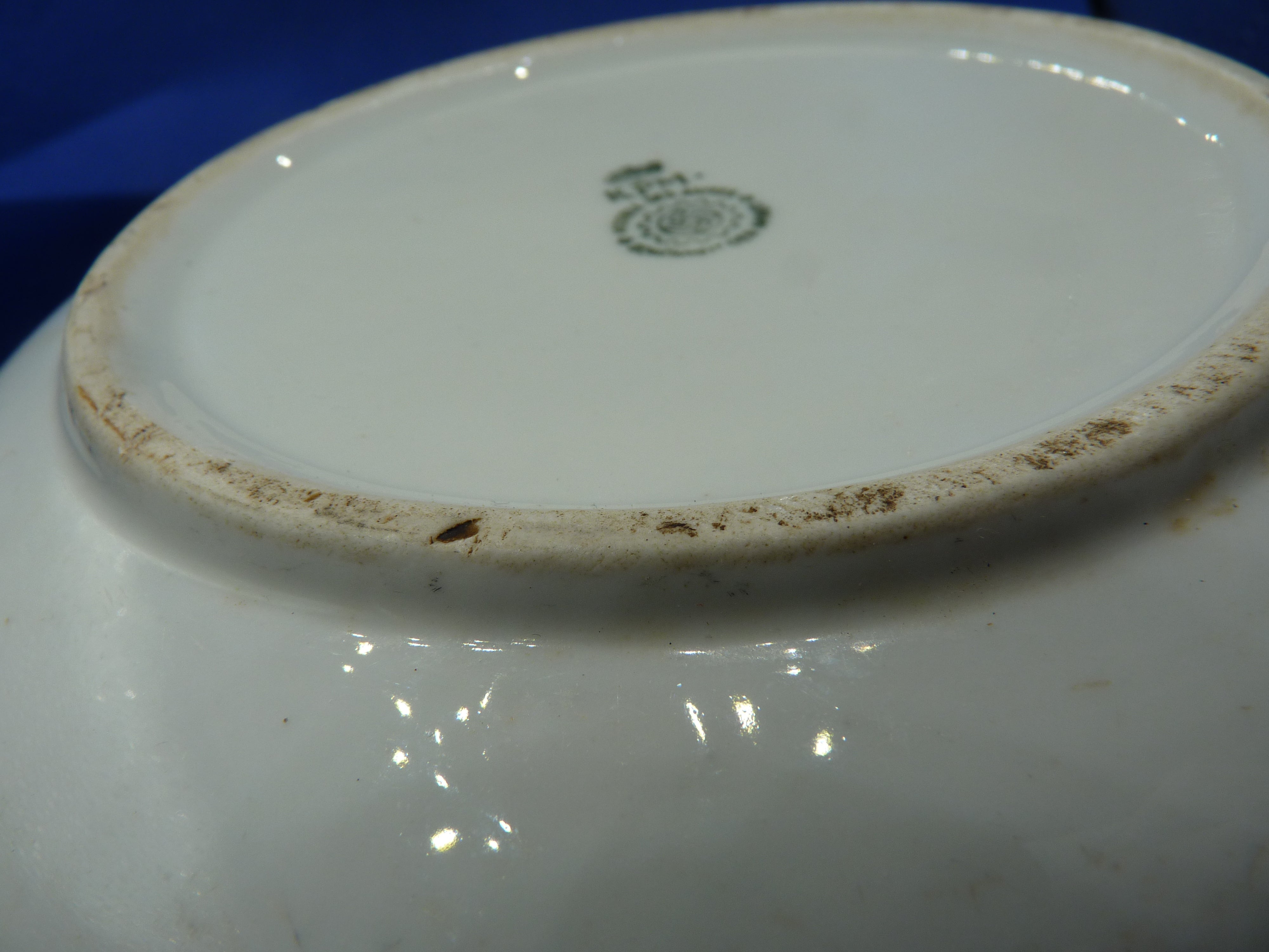 WW2 German Army DAF Mess Serving Porcelain Bowl - The Militaria Shop