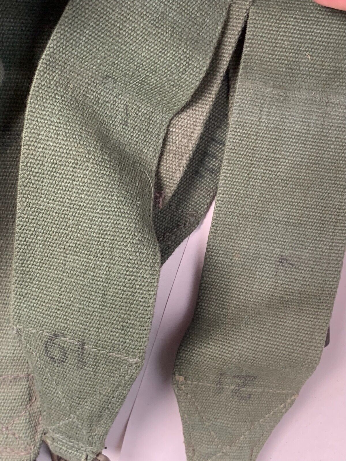 Original British Army WW2 44 Pattern Back Pack Equipment Strap - 1945 Dated - The Militaria Shop