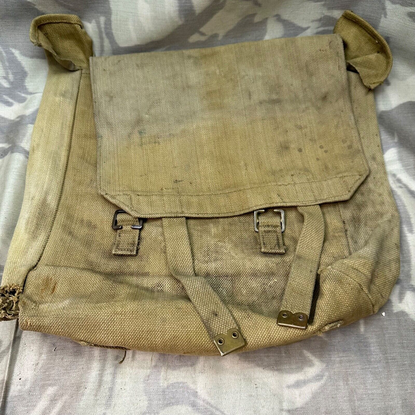 Original WW2 British Army 37 Pattern Webbing Large Pack - The Militaria Shop