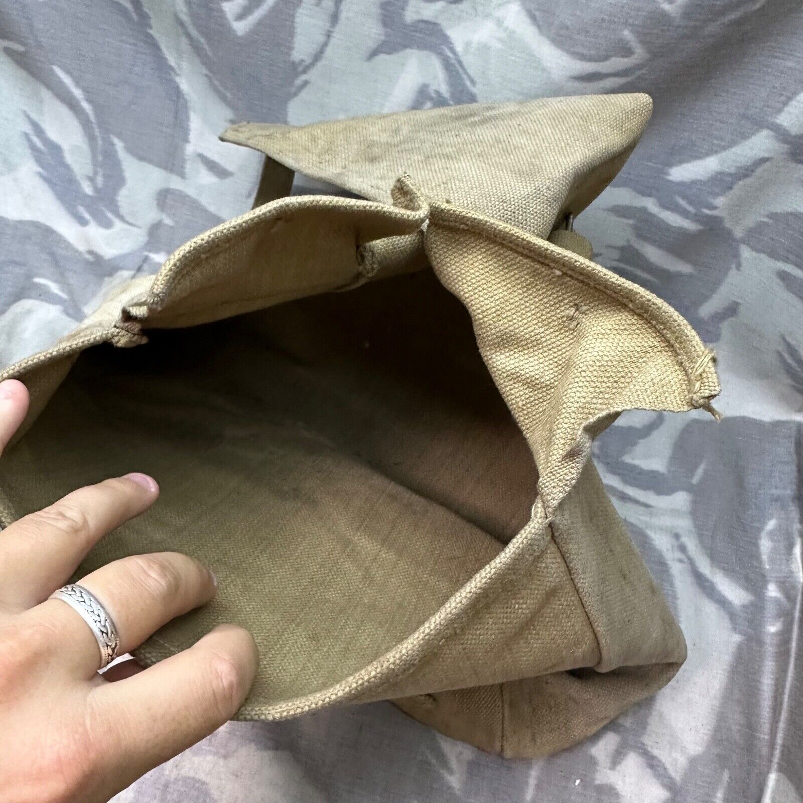 Original WW2 British Army 37 Pattern Webbing Large Pack - The Militaria Shop